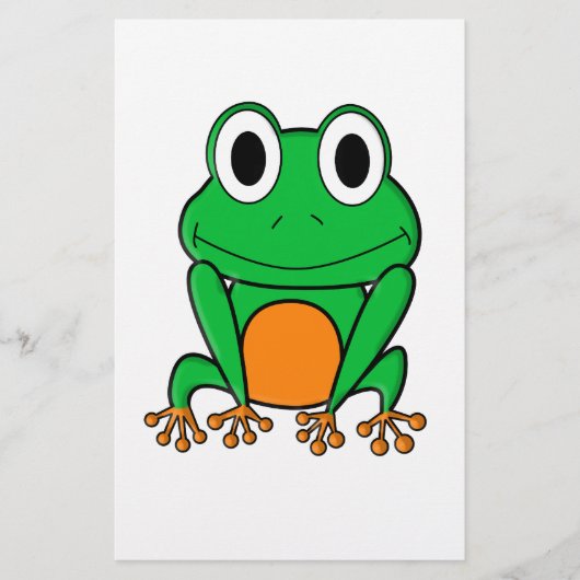 kikker briefpapier (Voorkant)