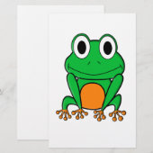 kikker briefpapier (Voorkant / Achterkant)