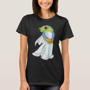 Kikker bruidsjurk trouwen t-shirt