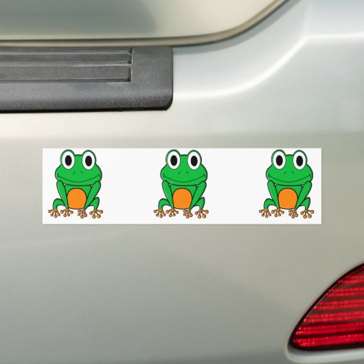 Kikker Bumpersticker (Op auto)