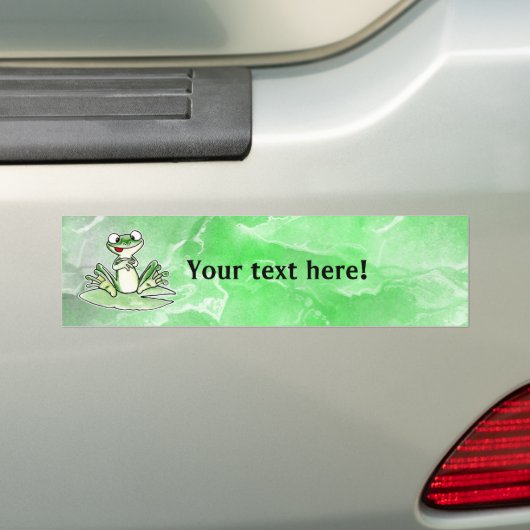 Kikker Bumpersticker (Op auto)