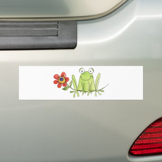 Kikker Bumpersticker (Op auto)
