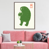 Kikker Butt Canvas Afdruk (Insitu (Woonkamer))