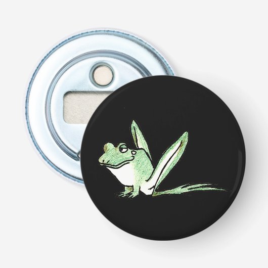 Kikker Button Flesopener (Voorkant)