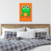 Kikker Canvas Afdruk (Insitu (Slaapkamer))