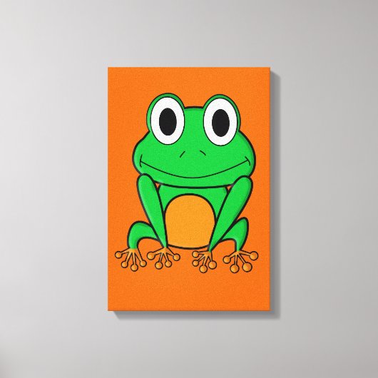 Kikker Canvas Afdruk (Voorkant)