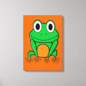 Kikker Canvas Afdruk (Voorkant)