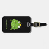 Kikker-Cartoon Bagagelabel (Voorkant horizontaal)