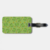 Kikker-Cartoon Bagagelabel (Achterkant horizontaal)