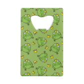 Kikker-Cartoon Creditkaart Flessenopener (Achterkant)