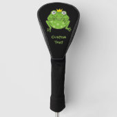 Kikker-Cartoon Golfheadcover (Voorkant)