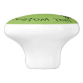 Kikker-Cartoon Keramische Knop (Zijkant)