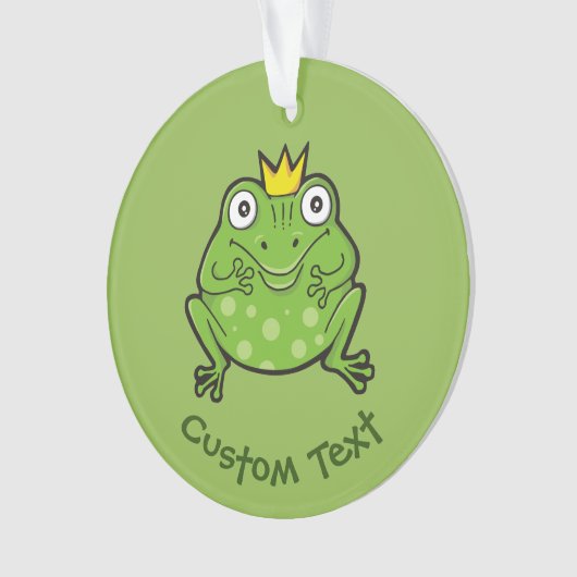 Kikker-Cartoon Ornament (voorkant)