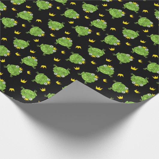 Kikker Cartoon Pattern Cadeaupapier (Hoek)