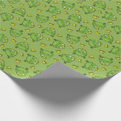 Kikker Cartoon Pattern Cadeaupapier (Hoek)