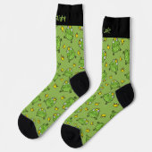 Kikker Cartoon Pattern Socks Sokken (Links)