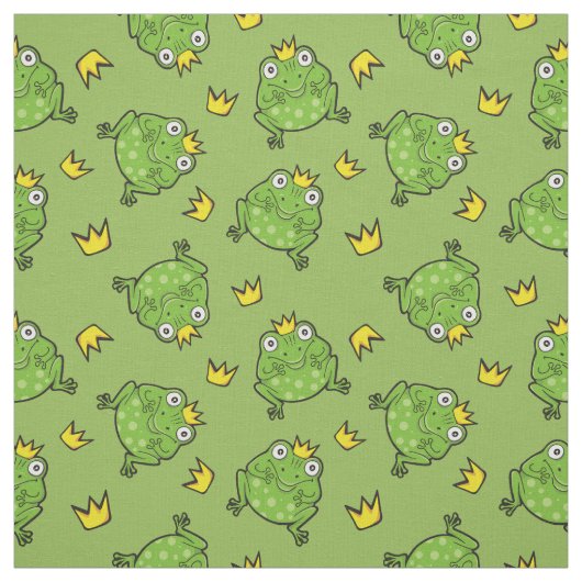 Kikker Cartoon Pattern Stof (Swatch)