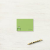 Kikker-Cartoon Post-it® Notes (Op bureau)