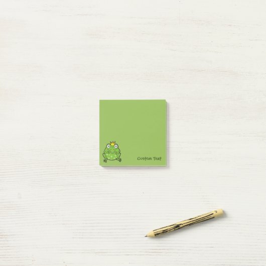 Kikker-Cartoon Post-it® Notes (Op bureau)