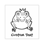 Kikker-Cartoon Rubberstempel (Afrduk)