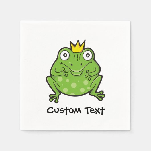 Kikker-Cartoon Servet (Voorkant)