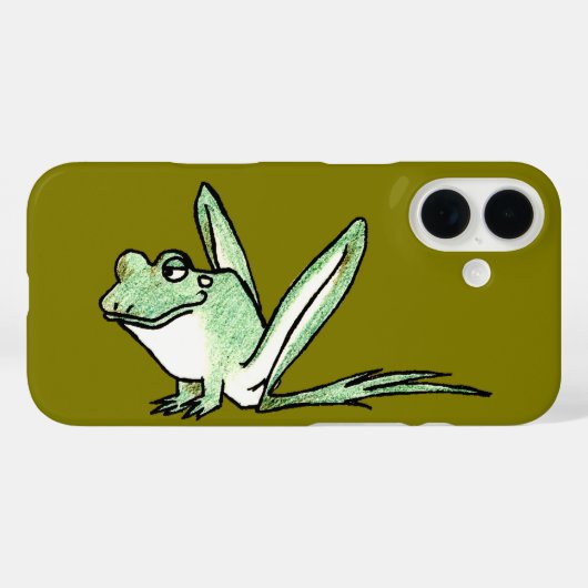 Kikker Case-Mate iPhone Case (Achterkant (horizontaal))