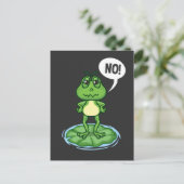 Kikker Catcher Amfibian Lake Humor Briefkaart (Staand voorkant)