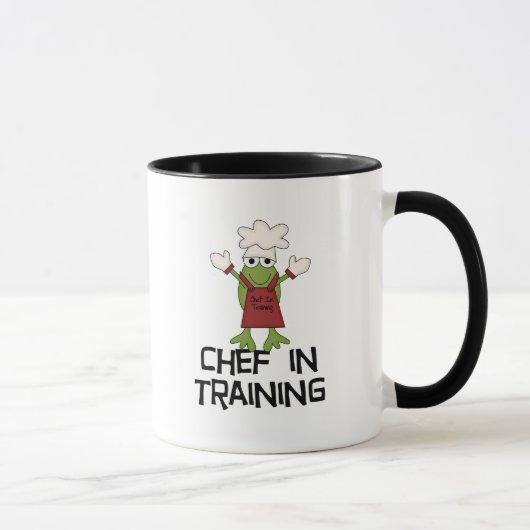 Kikker Chef in Training Tshirts en geschenken Mok (Rechts)