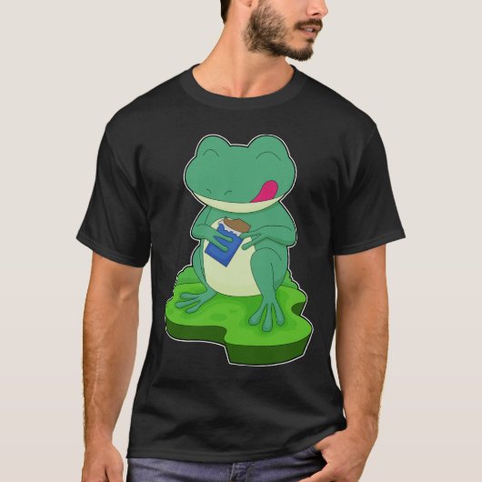 Kikker Chocoladereep T-shirt (Voorkant)