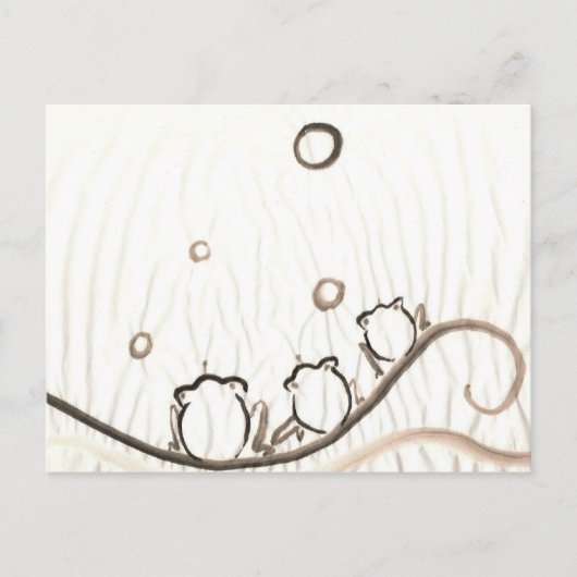 Kikker Chorus Briefkaart (Voorkant)