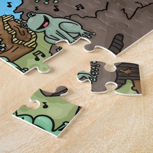 Kikker Chorus Legpuzzel (Zijkant)