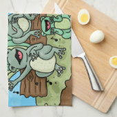 Kikker Chorus Theedoek (Quarter Fold)