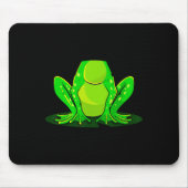 Kikker Costume Halloween Green Toad Kinder Mannen Muismat (Voorkant)