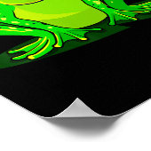 Kikker Costume Halloween Green Toad Kinder Mannen  Poster (Hoek)