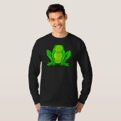 Kikker Costume Halloween Green Toad Kinder Mannen T-shirt (Voorkant volledig)