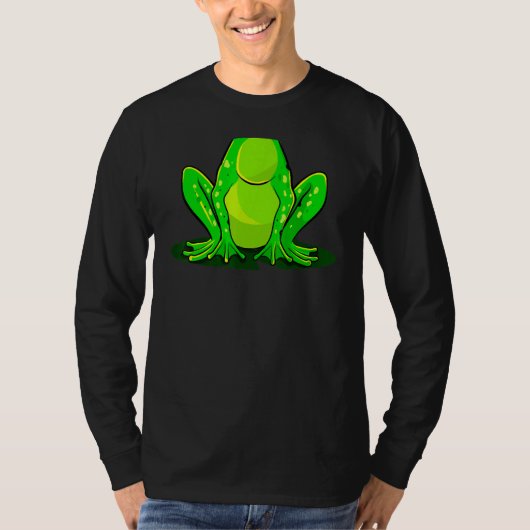 Kikker Costume Halloween Green Toad Kinder Mannen T-shirt (Voorkant)