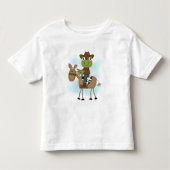 Kikker Cowboy Met Paard Tshirts En Cadeaus (Voorkant)