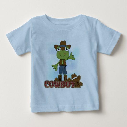 Kikker Cowboy T-shirts en geschenken (Voorkant)