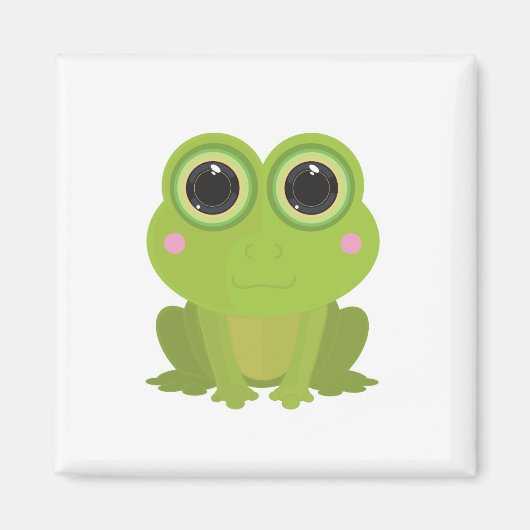 Kikker Cutout Magneet (Voorkant)