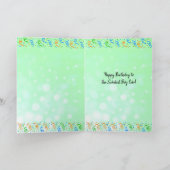 Kikker dacht dat Happy Birthday Boy persoonlijk wa Kaart (Binnen)