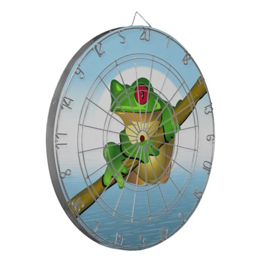 Kikker Dartbord (Voorkant Links)