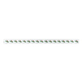 Kikker Dashing op Lily Pad Kerstmis Satijnen Lint (Voorkant)