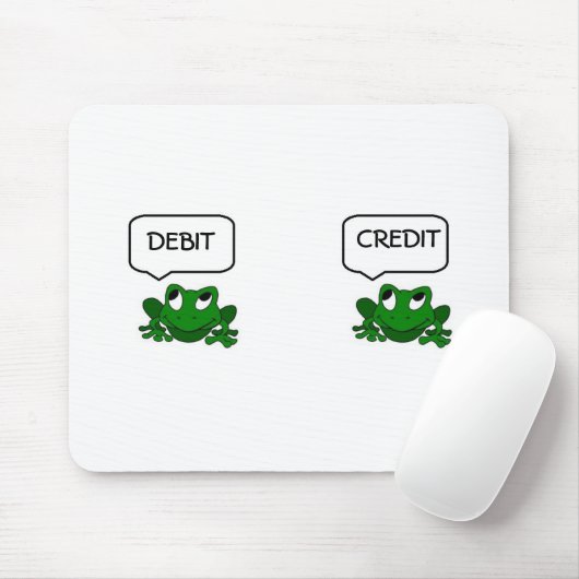 Kikker Debit of Credit Mousepad Muismat (Met muis)