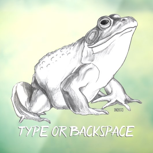 Kikker Decal Custom Bullfrog Art Window Decals (Vel 3)