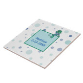 Kikker die Jeans draagt Tegeltje (Zijkant)