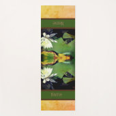 Kikker die Lotus Flower Personalized Yogamat (Voorkant)