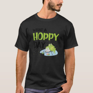 Kikker die op bulkkkhok vist en kikkervisser t-shirt