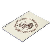 Kikker die piano speelt notitieboek (Linkerzijde)
