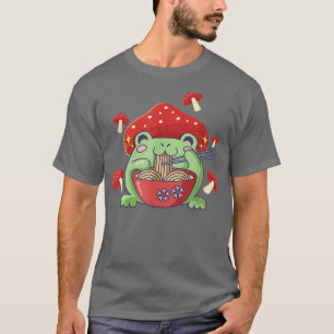 Kikker die ramen Anime Japanse noedels cute kikker T-shirt
