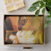 Kikker die water Lily  ontkoppelt Tissuepapier (Geschenk)